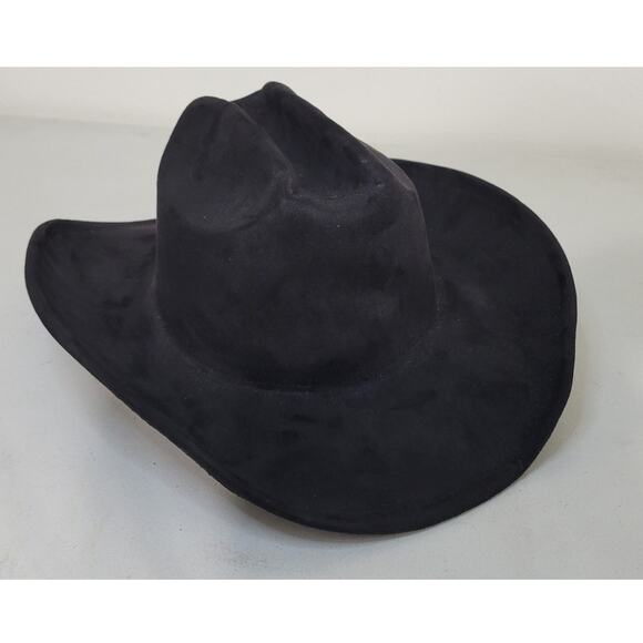 Men's Women's Classic Western Cowboy Cowgirl Felt Fedora Hat Outdoor Wide Brim - Picture 1 of 5